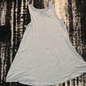 Gently used old navy gray swing dress xl tall